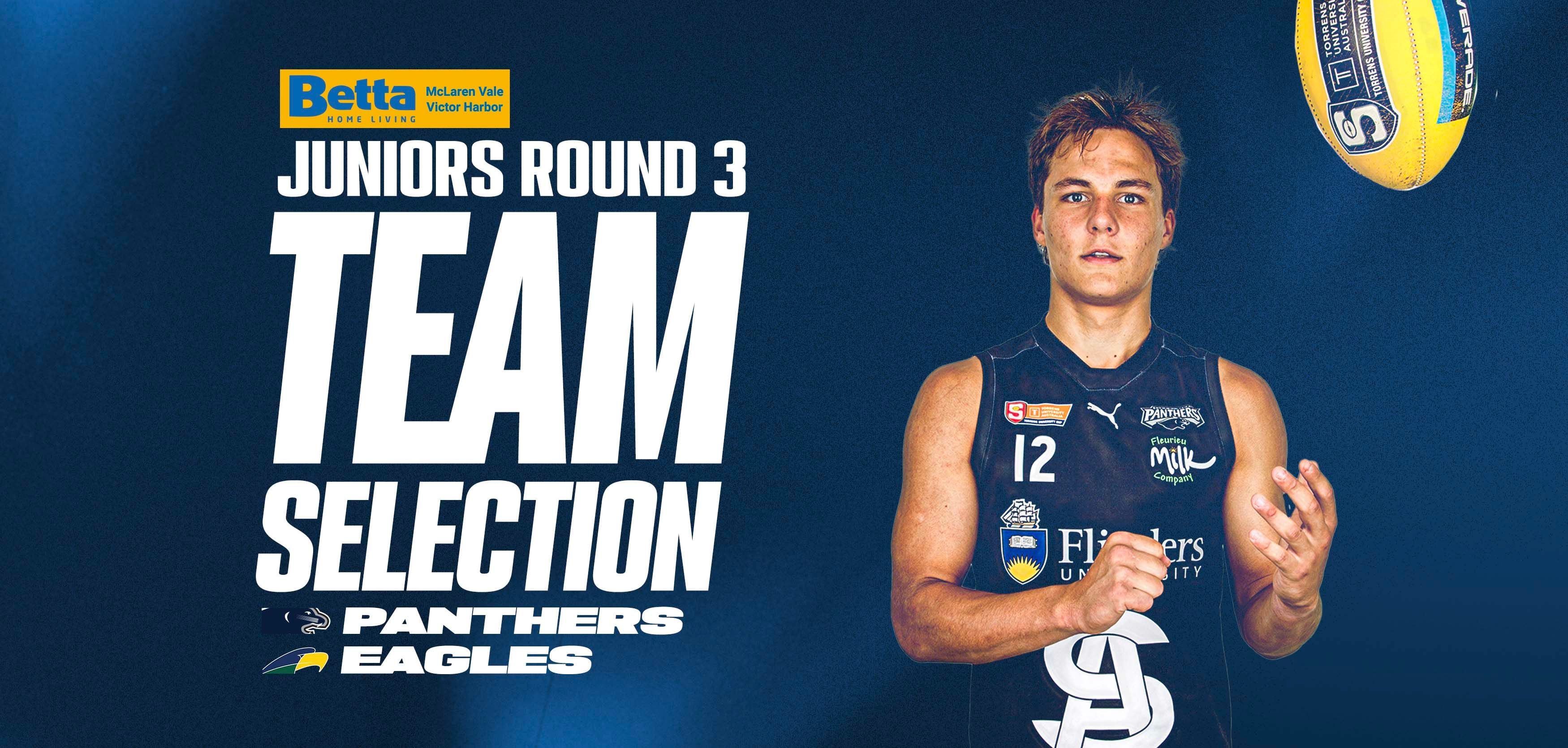 BETTA Team Selection: Juniors Rd 3 @ Eagles BETTA Team Selection: Juniors Rd 3 @ Eagles